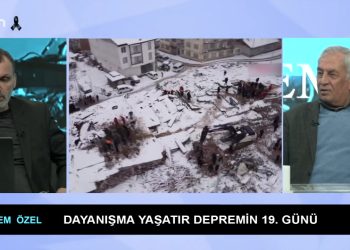 Şükrü Yıldız’ın sunumuyla Deprem Özel programının konukları Cemal Turan ve Demir Çelik