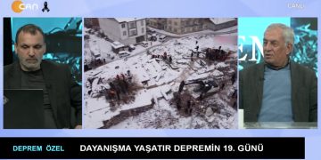 Şükrü Yıldız’ın sunumuyla Deprem Özel programının konukları Cemal Turan ve Demir Çelik