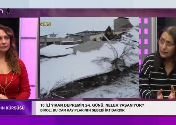 10 ili yıkan depremin 24. günü… Nergiz Güzel ve HDP istanbul il eş başkanı İlknur Birol Kadın Kürsüsü’nde değerlendiriyor
