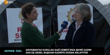 Adıyaman’da Kurulan Gazi Cemevi Rıza Şehri Çadırı. Nergiz Güzel ile Deprem Özel.