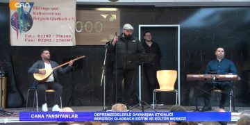 Bergisch Gladbach Eğitim ve Kültür Merkezi, Depremzedelerle dyanışma etkinliği