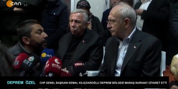 CHP Genel Başkanı Kemal Kılıçdaroğlu Deprem Bölgesi Maraş Nurhak’ı Ziyaret Etti.