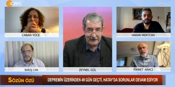 Depremin Üzerinden 49 Gün Geçti, Hatay’da Sorunlar Devam Ediyor. Zeynel Gül ile Sözün Özü. Konuklar: Hakan Mertcan, Barış Can, Fikret Abacı.