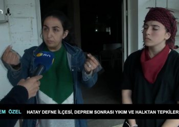 Hatay – Defne ilçesi deprem sonrası yıkım ve halkın tepkileri