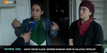Hatay – Defne ilçesi deprem sonrası yıkım ve halkın tepkileri