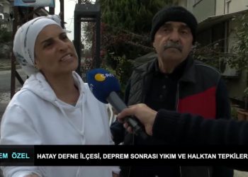 Hatay Defne ilçesi, Deprem Sonrası Yıkım ve Halktan Tepkiler..