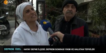 Hatay Defne ilçesi, Deprem Sonrası Yıkım ve Halktan Tepkiler..