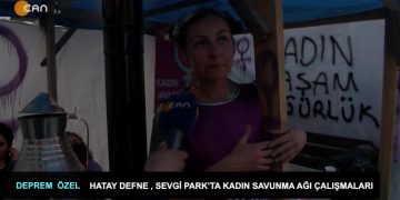Hatay Defne, Sevgi Park’ta Kadın Savunma Ağı Çalışmaları..