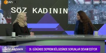 Sakine Esen Yılmaz İle Söz KadınınKonukları:- Besime Konca / Kadin Aktivist- Kadriye Doğan / DAD Eşbaşkanı- Gülistan Kılıç Koçyiğit / HDP Muş Milletvekili ‘ 39. Günde deprem bölgesinde sorunlar devam ediyor ‘