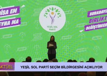 Yeşil Sol Parti Seçim Bildirgesini Açıklıyor.
