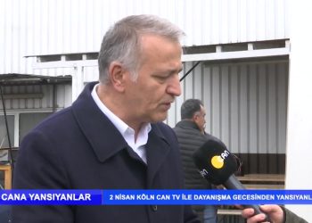2 Nisan Köln Can Tv ile Dayanışma Gecesinden Yansıyanlar. Cana Yansıyanlar Can Tv’de..