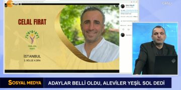 Adaylar belli oldu, Aleviler Yeşil Sol dedi. Şükrü Yıldız İle Sosyal Medya Can Tv’de.
