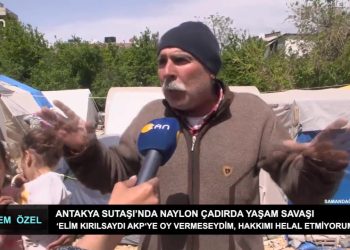 Antakya Sutaşı’nda çadırda yaşam savaşı…