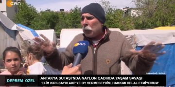 Antakya Sutaşı’nda çadırda yaşam savaşı…