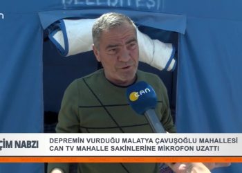 Can TV Seçim Nabzı’nda, Depremin vurduğu Malatya Çavuşoğlu mahallesinde, mahalle sakinlerine mikrofon uzattı.