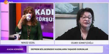 Deprem bölgesindeki kadınların yaşadığı sorunlar… Depremin ardından yaşananlar…KCDP kapatma davası.. Nergiz Güzel ve KCDP sözcüsü Dilber Sünnetçioğlu Kadın Kürsüsünde değerlendiriyor.
