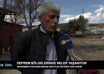 Depremden Etkilenen Maraş davutlar Köyünde Son Durum.
