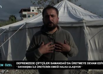 Depremzede Çiftçiler Samandağ’da Üretmeye Devam Ediyor