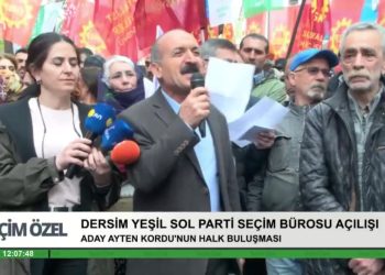 Dersim Yeşil Sol Parti Seçim Bürosu Açılışı CANLI YAYIN.
