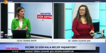 Dilek Odabaş Bakır ile Gün Ortası Programı Can Tv’de. Konuk: Diren Cevahir Şen.