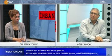 Gülseren Yoleri’nin sunduğu İnsan Hakları programına Cumartesi Annelerini ve Adalet nöbetlerini konuşmak üzere kayıp yakını Hüseyin Ocak konuk oluyor