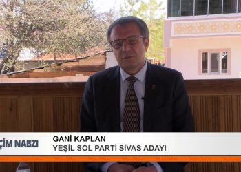 * Sivas’ta yürütülen bir günlük seçim çalışmaları. *Yeşil Sol Parti Sivas Adayı Gani Kaplan