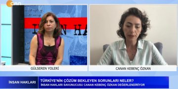 Türkiyenin Çözüm bekleyen konuları nelerdir?… Kadın Aday olmanın önemi… Gülseren Yoleri’nin sunduğu İnsan Hakları programının konuğu: Yeşil Sol Parti İzmir M.V. Adayı Canan Kebenç Özkan.