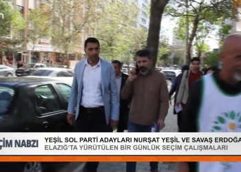 Yeşil Sol Parti adayları Nurşat Yeşil ve Savaş Erdoğan değerlendiriyor