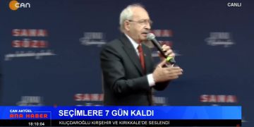 *Aleviler seçimlere hazırlanıyor. *Yurt Dışında oy verme işlemi 9 Mayıs’da bitiyor. *Yeşil Sol Parti 9 Kentte miting yaptıç *Kılıçdaroğlu Kırşehir’de halka seslendi. Serpil Çelik Mert ile Can Aktüel Ana Haber