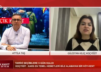 Atilla Taş’ın sunduğu Açık Kayıt programının bu akşamki konukları *Gülistan Kılıç Koçyiğit *Çağdaş Küpeli