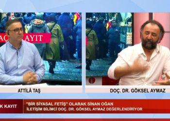 Attila Taş ile Açık Kayıt’ın 23 Mayıs Salı günü konuğu: *İletişim Bilimci Doç.Dr. Göksel Aymaz
