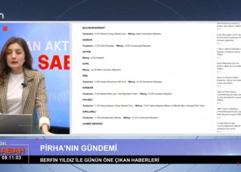 Berfin Yıldız ile ‘Bu Sabah’ programının 1 Mayıs Pazartesi günü konuğu: Can Tv Programcısı Atilla Taş.