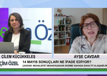 Çilem Küçükkeleş’in sunduğu Seçim Özel programının bu haftaki konuğu: 14 Mayıs’ı ve ikinci tur sürecini konuşmak üzere Gazeteci *Ayşe Çavdar