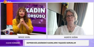 Deprem Bölgesindeki Kadınların Sorunları. Nergiz Güzel ile Kadın Kürsüsü. Konuk: Kadriye Doğan.