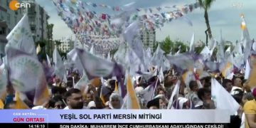 Dilek Odabaş Bakır ile Gün Ortası Can Tv’de.(2) Yeşil Sol Parti Mersin Mitingi.