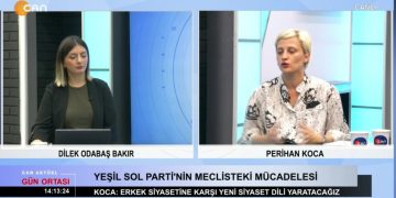 Dilek Odabaş Bakır ile Gün Ortası’nın 17 Mayıs Çarşamba günü konuğu: Yeşil Sol Parti Mersin Milletvekili Perihan Koca.(2)