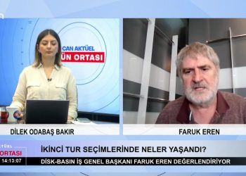 Dilek Odabaş Bakır ile Gün Ortası’nın 31 Mayıs Çarşamba günü konukları: Ekonomist Güldem Atabay, Disk Basın İş Genel Başkanı Faruk Eren.(2)