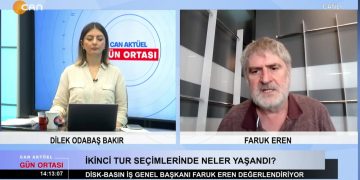 Dilek Odabaş Bakır ile Gün Ortası’nın 31 Mayıs Çarşamba günü konukları: Ekonomist Güldem Atabay, Disk Basın İş Genel Başkanı Faruk Eren.(2)