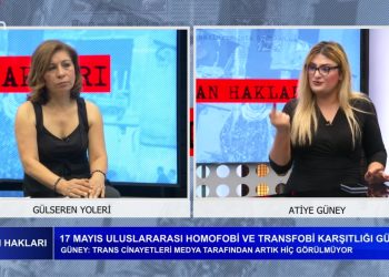 Gülseren Yoleri’nin hazırlayıp sunduğu İnsan Hakları programının bu haftaki konuğu: LGBTİQ Komisyonu Üyesi *Atiye Güney LGBTİQ’ların sorunlarının değerlendirildiği İnsan Hakları programı Can Tv’de