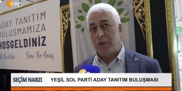 İstanbul’da Yeşil Sol Parti Aday Tanıtım Buluşması.
