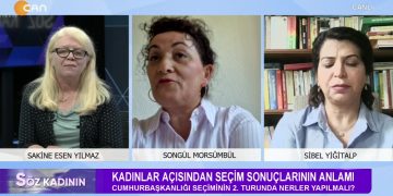 *Kadınlar açısından seçimin anlamı. *Cumhurbaşkanlığı seçimlerinin 2. turunda neler yapılmalı. Sakine Esen Yılmaz İle Söz Kadının Konukları: *Sibel Yiğitalp *Songül Morsümbül.