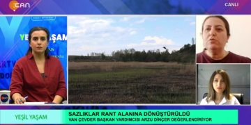 Özge Erdoğan Yeşilırmak’ın hazırlayıp sunduğu Yeşil Yaşam programının bu haftaki konukları Van Kuş Cenneti’nde çıkan yangını konuşmak üzere Av. Gülbahar Doğan ve Arzu Dinçer.