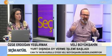 Özge Erdoğan Yeşilırmak’ın sunduğu Seçim Aktüel’in konukları Veli Büyükşahin ve Gencay Gürsoy