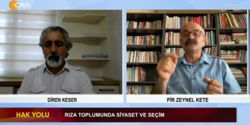 Rıza Toplumunda Siyaset ve Seçim Diren Keser ile Hak Yolu Can Tv’de. Konuk: Pir Zeynel Kete