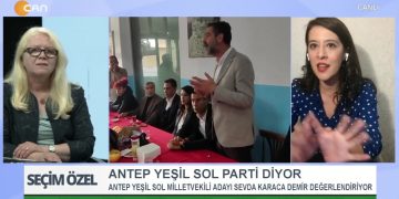 Sakine Esen Yılmazın sunumuyla Seçim Özel’in Bugünkü konukları: HDP 26. önem milletvekili Nursel Aydoğan ve Yeşil Sol Parti milletvekili adayları *Ayşegül Doğan *Sevda Karaca Demir *Zöhre Tedik.