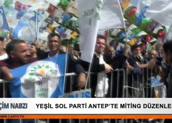 Yeşil Sol Parti Antep’te Miting Düzenledi.