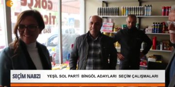 Yeşil Sol Parti Bingöl adayları seçim çalışmaları