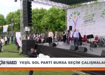 Yeşil Sol Parti Bursa Adayları *Selvi Kalır ve *Cahit Kırkazak Yeşil Sol Parti Bursa Seçim Çalışmaları.