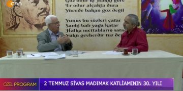 2 Temmuz Sivas Madımak Katliamı’nın 30. yılı Diren Keser’in sunumuyla Özel program’ın konuğu: -Mersin Cemevi İnanç Kurulu Başkanı -Erdoğan Sevin Dede.
