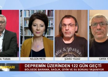 Depremin üzerinden 122 gün geçti. Bölgede barınma, sağlık, giyim ve su sorunu yaşanıyor. -Seçim sonrası Türkiye’yi bekleyen sorunlar. -Şükrü Yıldız , -Cemal Turan ve -Nilgün Mete ile Şah Damarı programının bu haftaki konuğu: -Siyasal Bilimci-Yazar -Cafer Tar